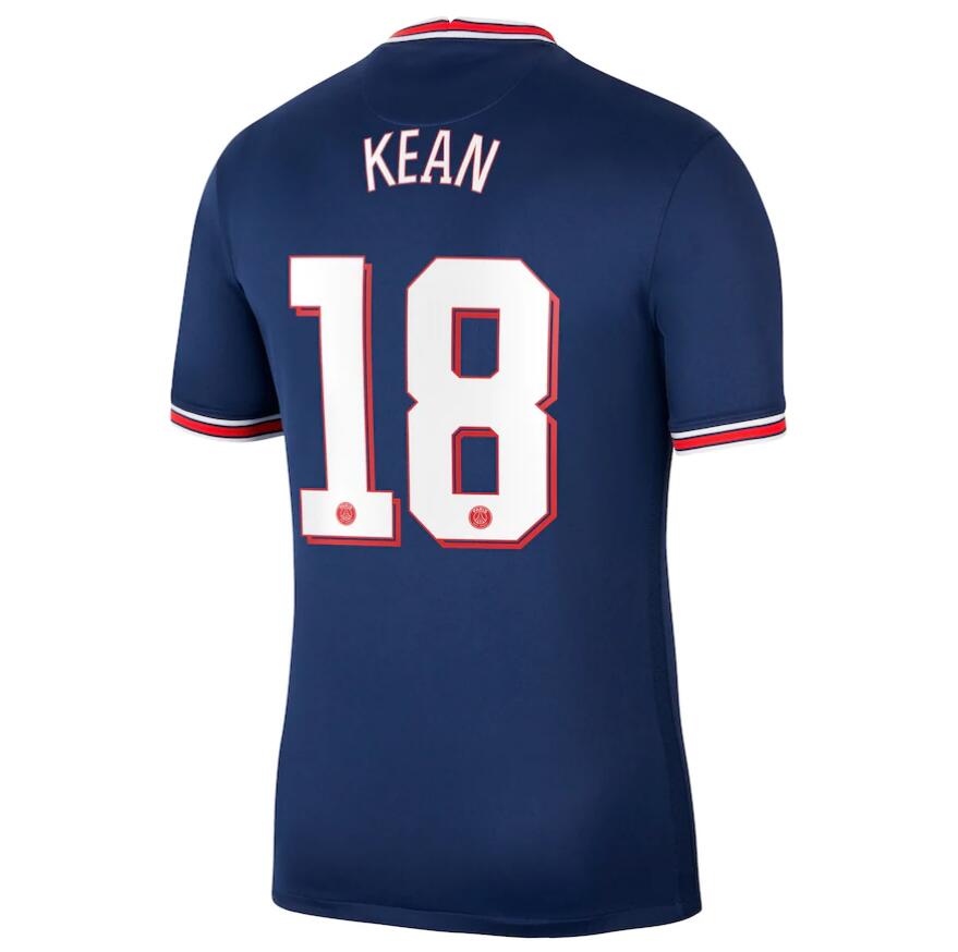 2021/22 Maillot PSG Domicile Cup Home Kit Soccer Jersey Kean 18 printing